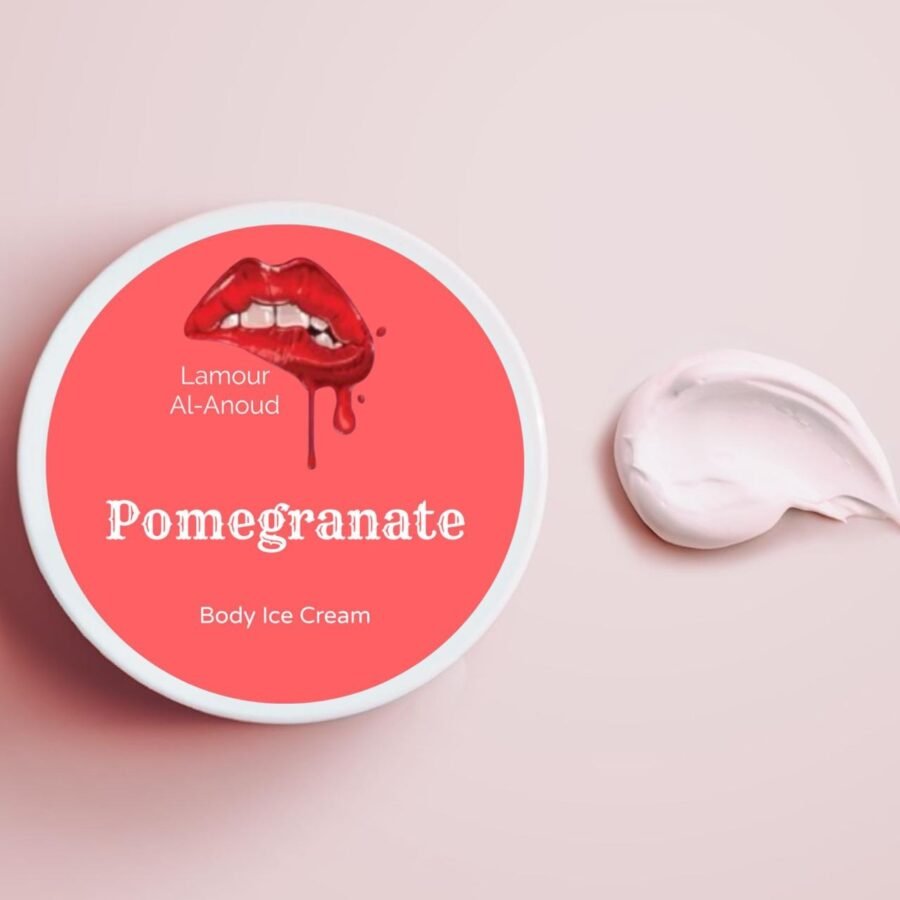 Pomegranate ice-cream زبدة التذوق