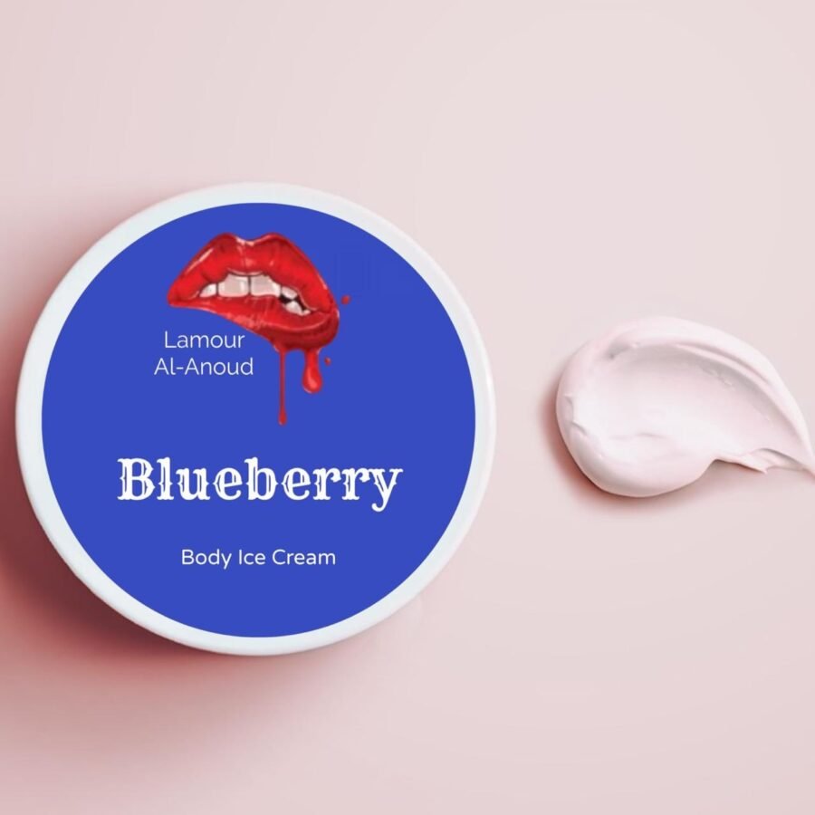 Blueberry ice-cream زبدة التذوق