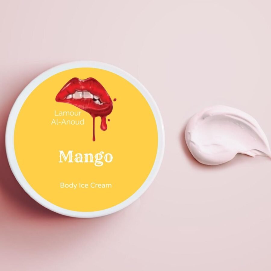 Mango ice-cream زبدة التذوق