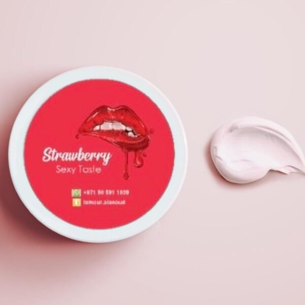 Strawberry ice-cream زبدة التذوق