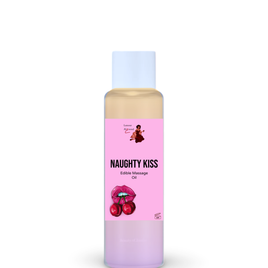 Naughty Kiss Massage Oil زيت مساج بالنكهة